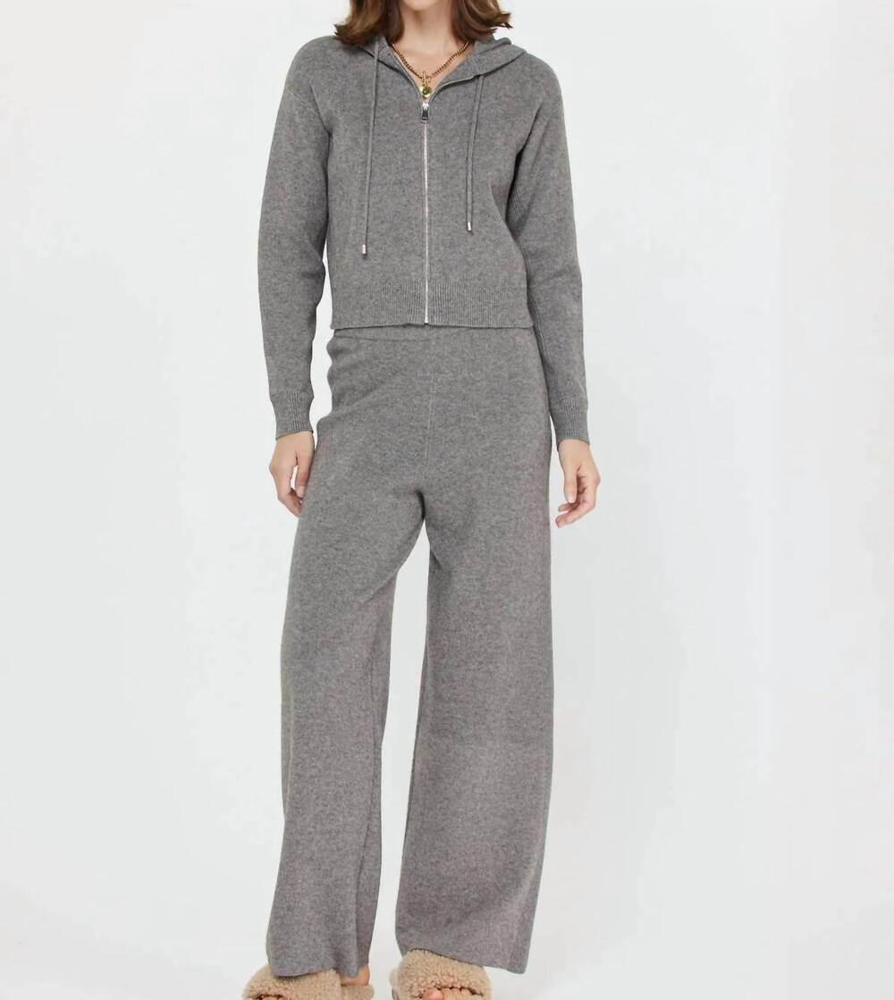 NEW CURRENT AIR jane loungewear set in heather grey